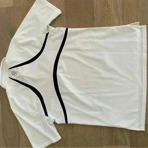 Zero Restriction Mens Polo Shirt White Medium - Picture 3 of 6